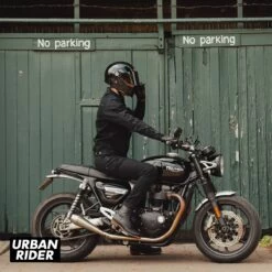 John Doe Maverick Mono Denim Jacket - Pitch Black -Ride Style Shop john doe maverick mono denim jacket pitch black visor