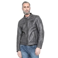 John Doe Storm Leather Jacket - Grey -Ride Style Shop john doe storm leather jacket grey 12