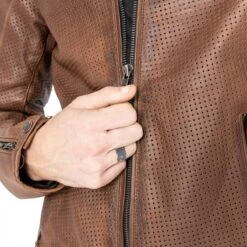 John Doe Storm Leather Jacket - Tobacco -Ride Style Shop john doe storm leather jacket tobacco 19