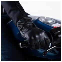 KNOX HADLEIGH MKII WOMENS LEATHER GLOVE - BLACK -Ride Style Shop ladies hadleigh waterproof gloves black 5