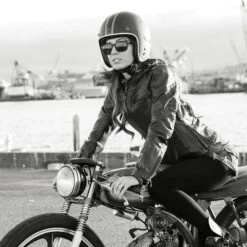 Roland Sands Design Maven Womens Leather Jacket - Tobacco -Ride Style Shop ladies maven black lifestyle1 2