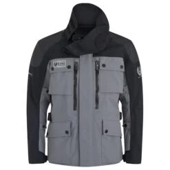 Belstaff Long Way Up Jacket-Light Grey / Black