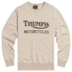 Triumph Motorcycles Radial Crew Sweater - Oatmeal Marl