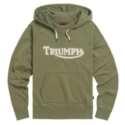 Triumph Motorcycles Parka Overhead Hoodie - Olive