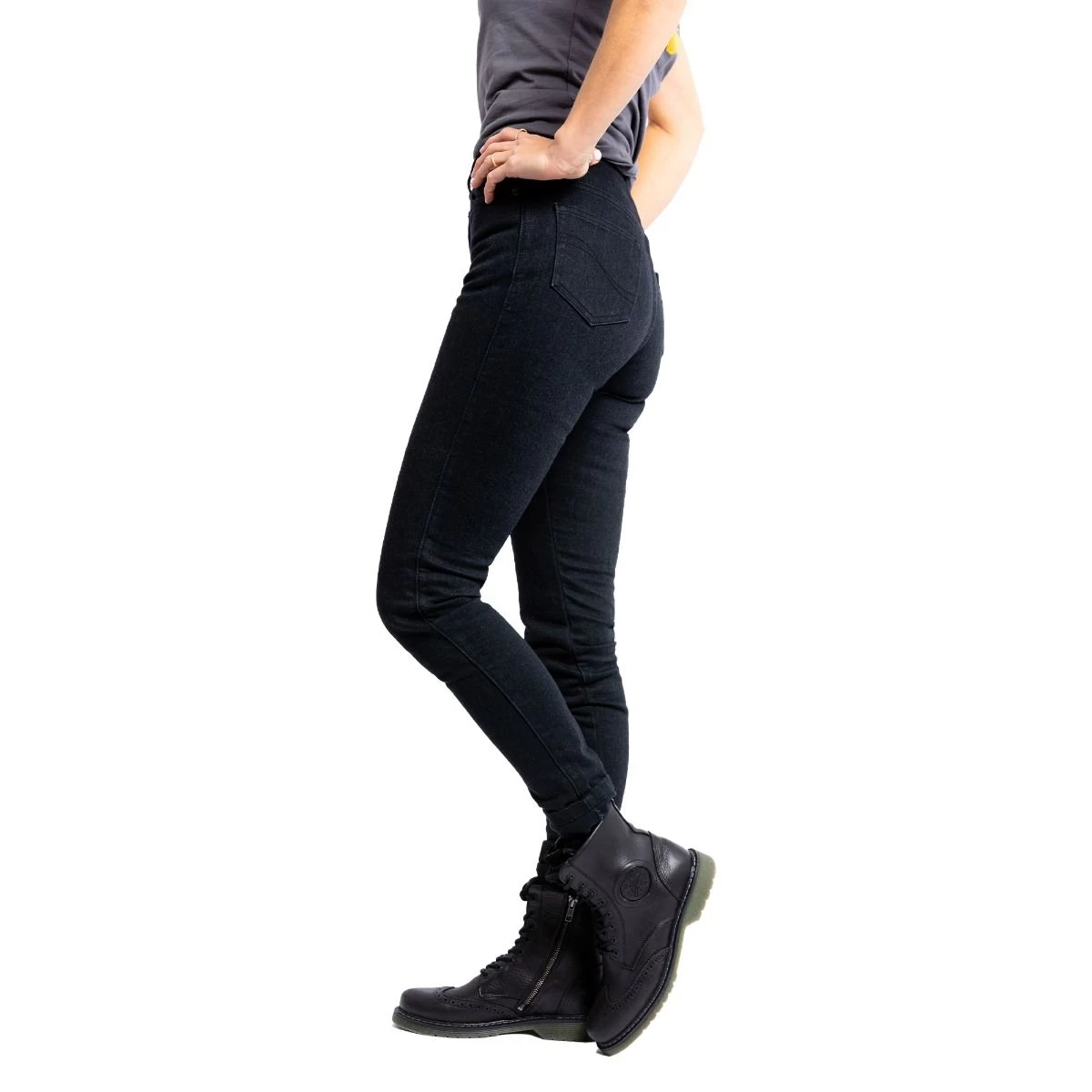 John Doe Luna High Mono Womens Skinny Jeans - Used Black 6 John Doe Luna High Mono Womens Skinny Jeans - Used Black - Image 6