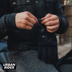 Macna Evolve RTX Heated Gloves - Black -Ride Style Shop macna evolve rtx heated gloves black