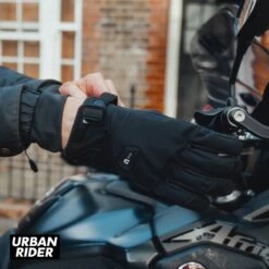 Macna Evolve RTX Heated Gloves - Black -Ride Style Shop macna evolve rtx heated gloves black slideon