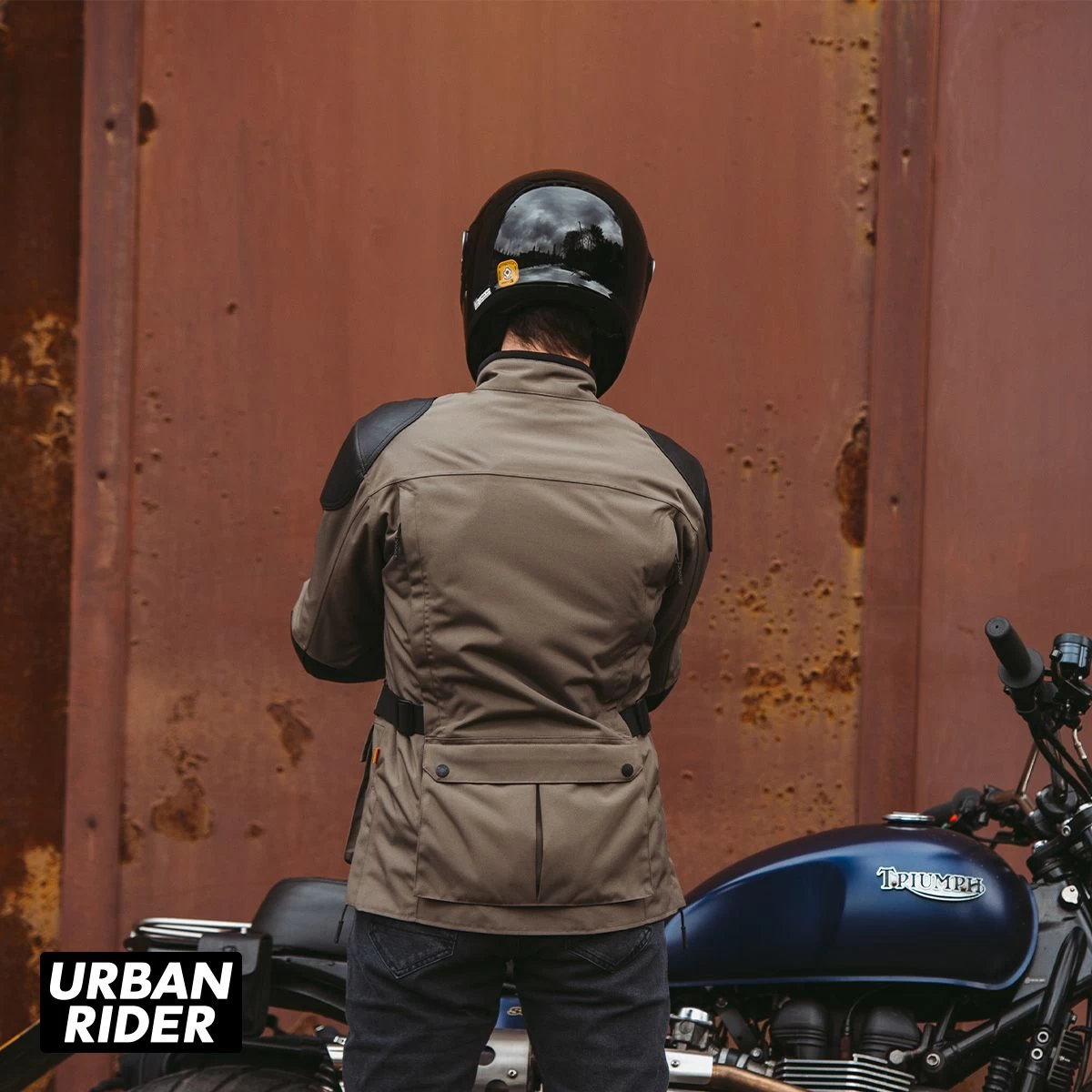 Merlin Sayan Laminated Jacket - Khaki 12 Merlin Sayan Laminated Jacket - Khaki - Image 12