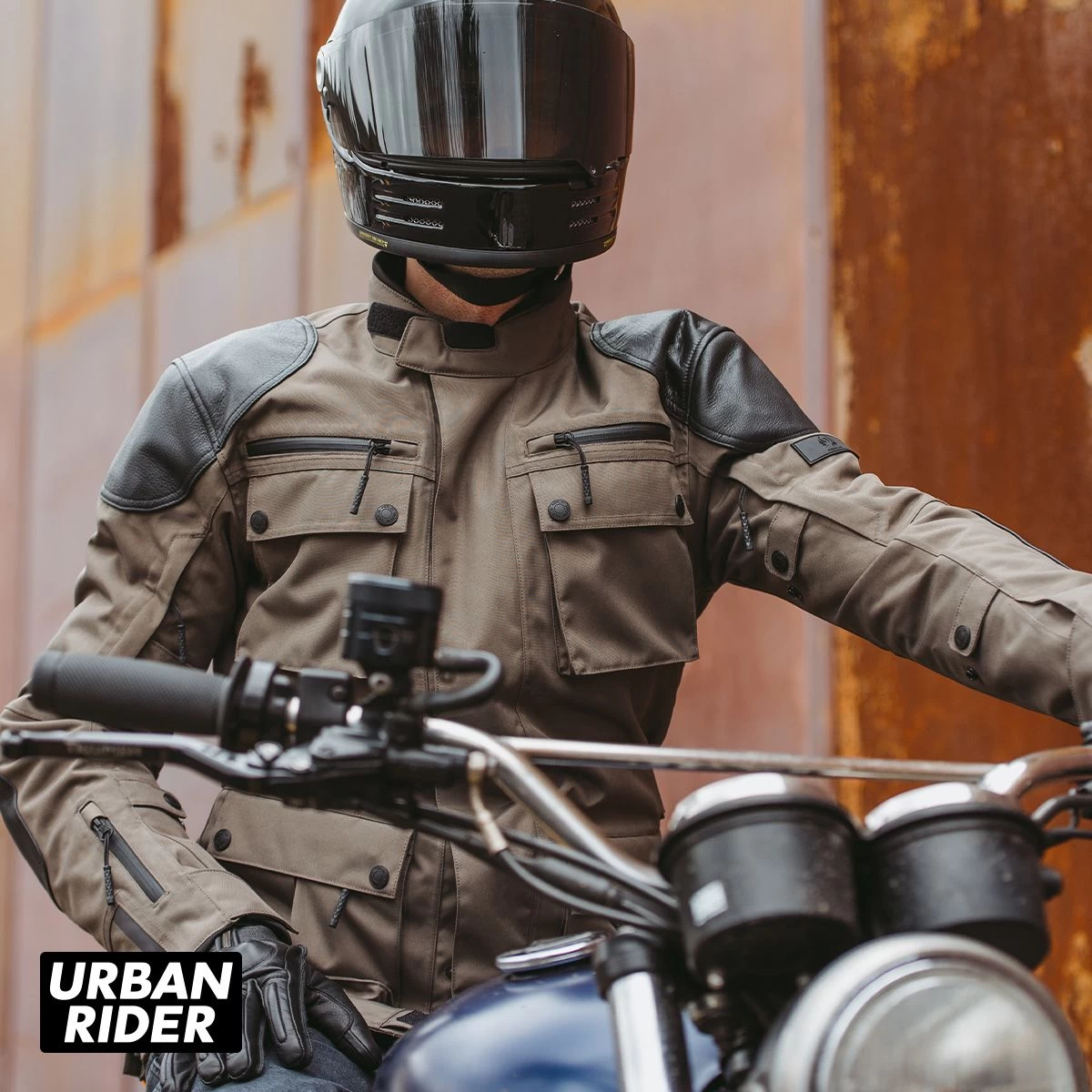 Merlin Sayan Laminated Jacket - Khaki 2 Merlin Sayan Laminated Jacket - Khaki - Image 2