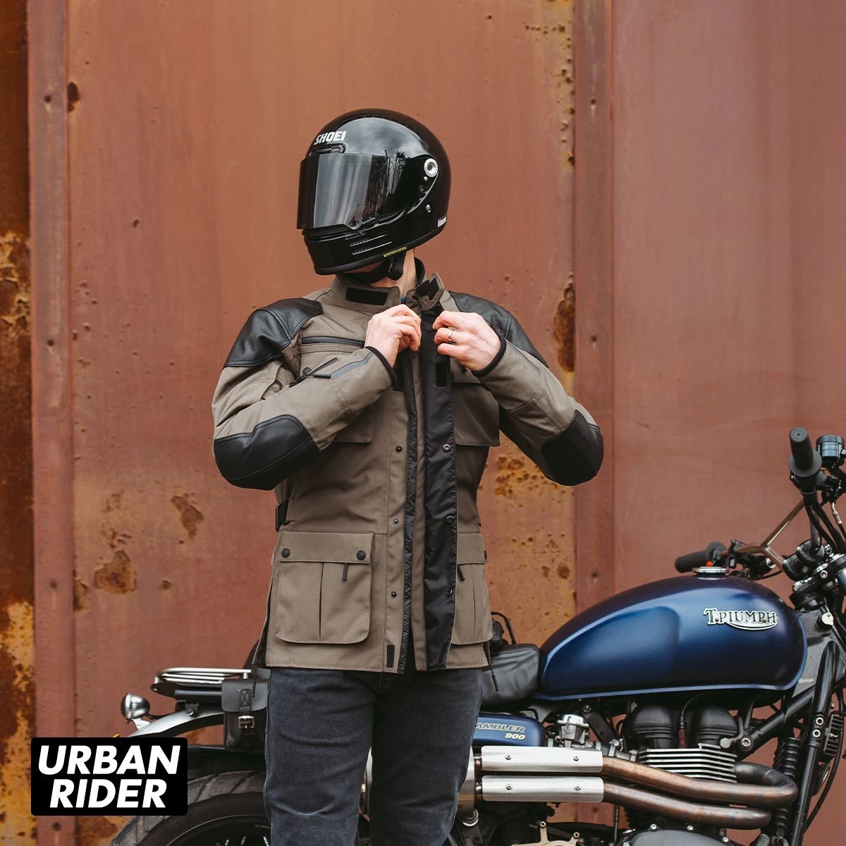 Merlin Sayan Laminated Jacket - Khaki 5 Merlin Sayan Laminated Jacket - Khaki - Image 5