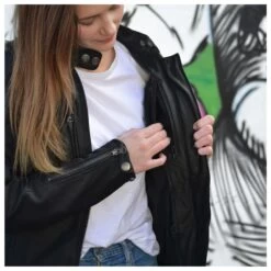 Merlin Mia Womens Leather Jacket - Black -Ride Style Shop mia pocket hr