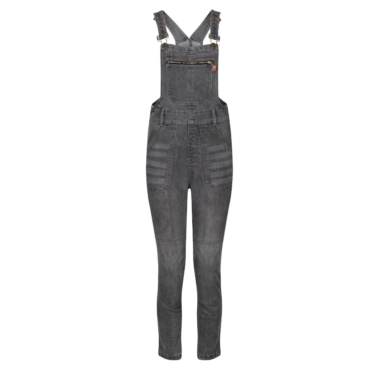 Motogirl Daisy Dungaree - Grey 1 Motogirl Daisy Dungaree - Grey