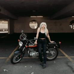 Motogirl Ellie Womens Jeans - Black -Ride Style Shop motogirl ellie womens jeans black 6