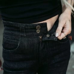 Motogirl Ellie Womens Jeans - Black -Ride Style Shop motogirl ellie womens jeans black 7