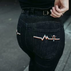 Motogirl Ellie Womens Jeans - Black -Ride Style Shop motogirl ellie womens jeans black 9