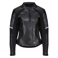 Motogirl Fiona Womens Leather Jacket - Black