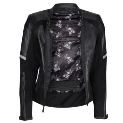 Motogirl Fiona Womens Leather Jacket - Black -Ride Style Shop motogirl fiona womens leather jacket black 4