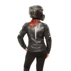 Motogirl Fiona Womens Leather Jacket - Black -Ride Style Shop motogirl fiona womens leather jacket black 5