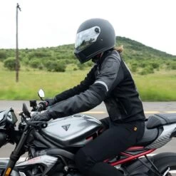 Motogirl Fiona Womens Leather Jacket - Black -Ride Style Shop motogirl fiona womens leather jacket black 6