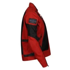 Motogirl Jodie Vented Jacket - Red -Ride Style Shop motogirl jodie vented jacket red 4