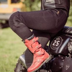 Motogirl Sherrie Leggings - Black -Ride Style Shop motogirl sherrie leggings black 2