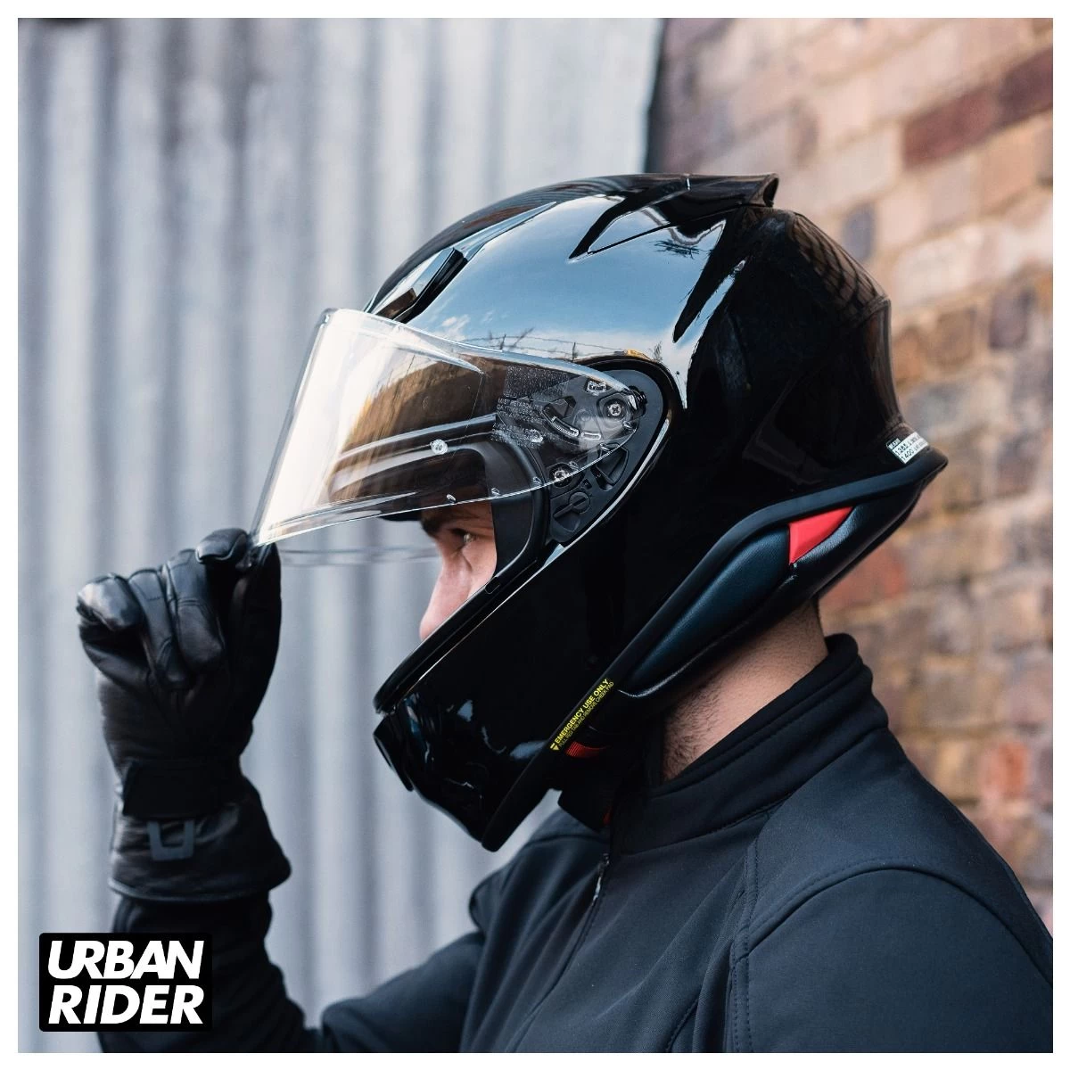 Shoei NXR2 Helmet - Gloss Black 3 Shoei NXR2 Helmet - Gloss Black - Image 3