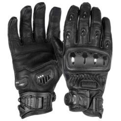 KNOX ORSA LEATHER GLOVE - BLACK 14 KNOX ORSA LEATHER GLOVE - BLACK -Ride Style Shop orsa leather 3 2 1