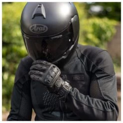 KNOX ORSA LEATHER GLOVE - BLACK 19 KNOX ORSA LEATHER GLOVE - BLACK -Ride Style Shop orsa glove black 01