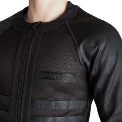 Pando Moto Commando UH Armoured Shirt - Black -Ride Style Shop pando moto commando uh armoured shirt black 5