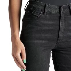 Pando Moto Kusari Cor 01 Womens Jeans - Black -Ride Style Shop pando moto kusari cor 01 womens jeans black 4