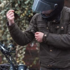 Merlin Perton Jacket - Olive -Ride Style Shop perton5