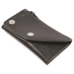 HELSTONS LEATHER WALLET - BLACK