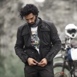 Royal Enfield Nirvik Jacket - Black -Ride Style Shop re nirvik jacket black 2