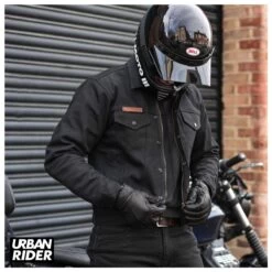 Resurgence Denim Trucker Jacket - Black -Ride Style Shop resurgence denim trucker jacket black 4 1