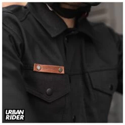 Resurgence Denim Trucker Jacket - Black -Ride Style Shop resurgence denim trucker jacket black 7 1