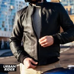 Revit Travon Leather Jacket - Black -Ride Style Shop revit travon leather jacket black 4