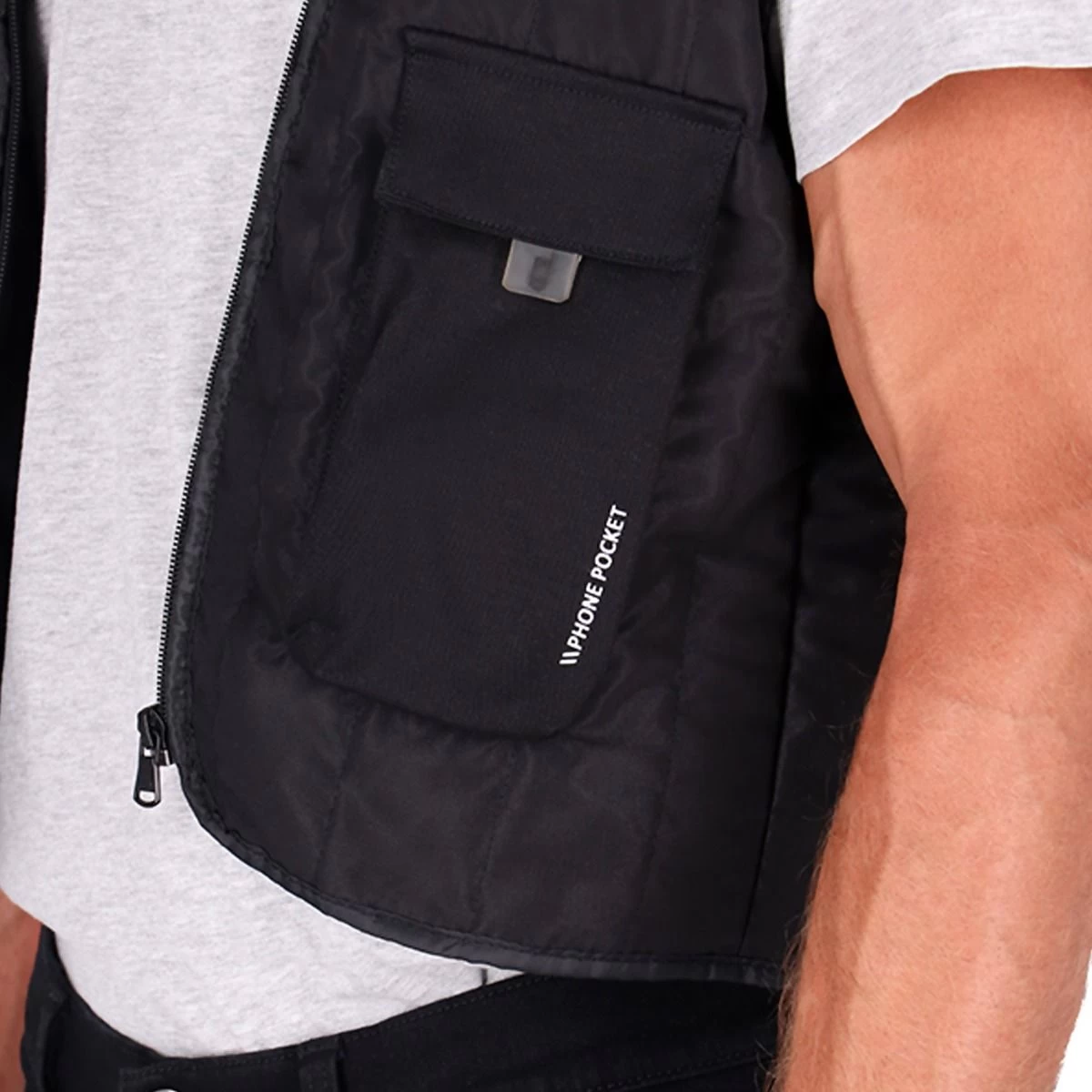 Richa Charleston Leather Jacket - Black 6 Richa Charleston Leather Jacket - Black - Image 6