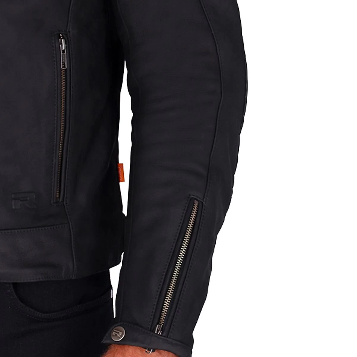 Richa Charleston Leather Jacket - Black 7 Richa Charleston Leather Jacket - Black - Image 7