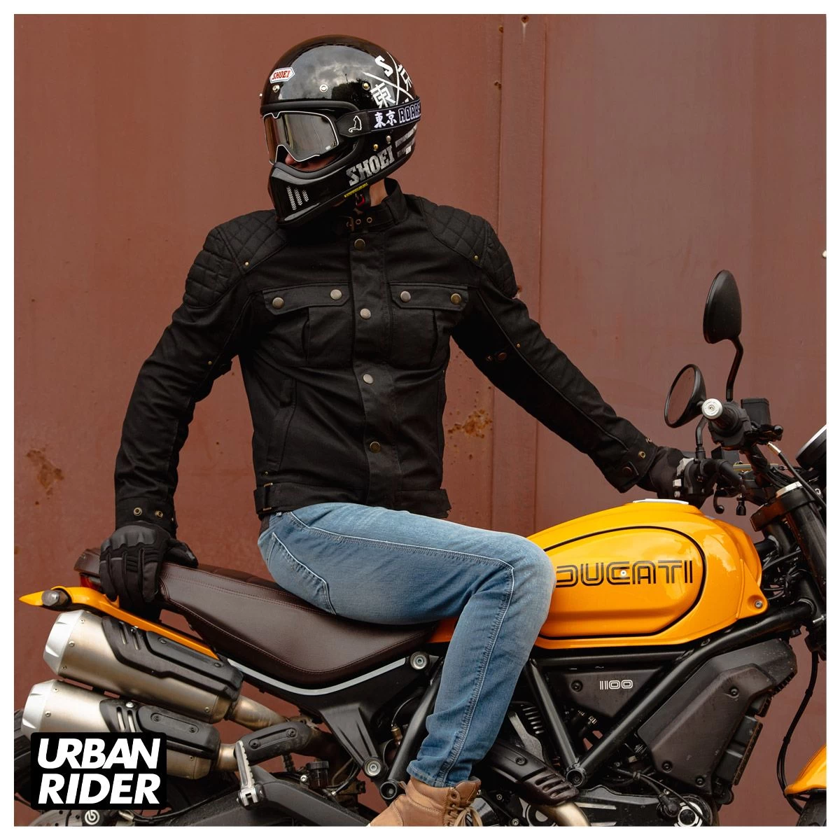 Richa Scrambler 2 Wax Jacket - Black 5 Richa Scrambler 2 Wax Jacket - Black - Image 5