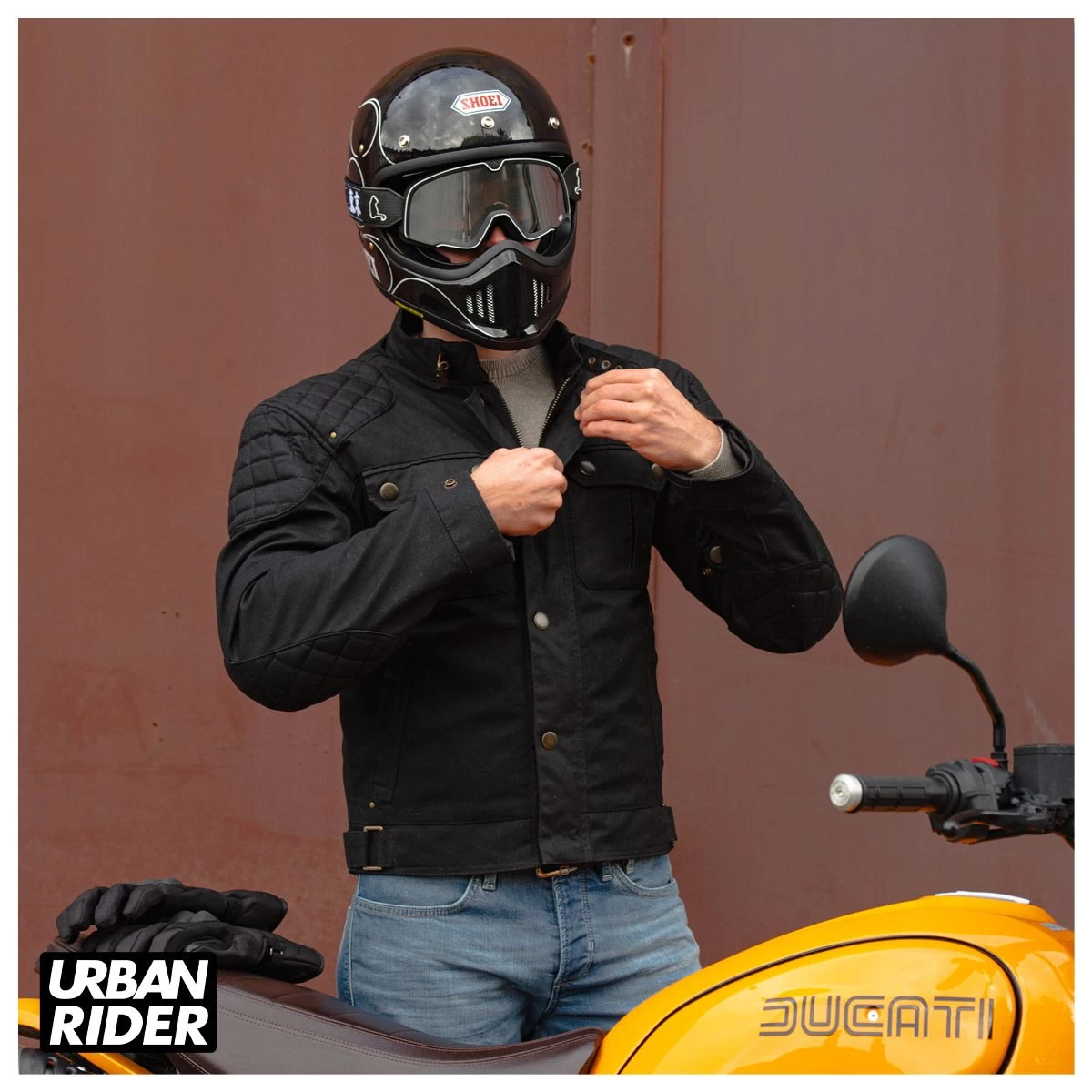 Richa Scrambler 2 Wax Jacket - Black 6 Richa Scrambler 2 Wax Jacket - Black - Image 6