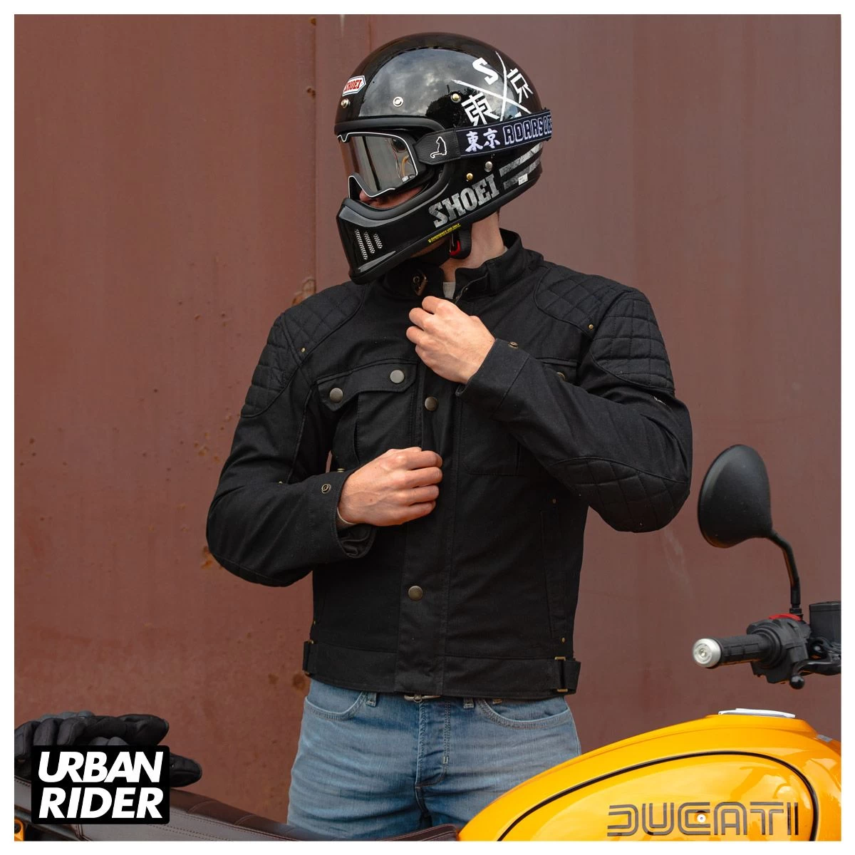 Richa Scrambler 2 Wax Jacket - Black 2 Richa Scrambler 2 Wax Jacket - Black - Image 2