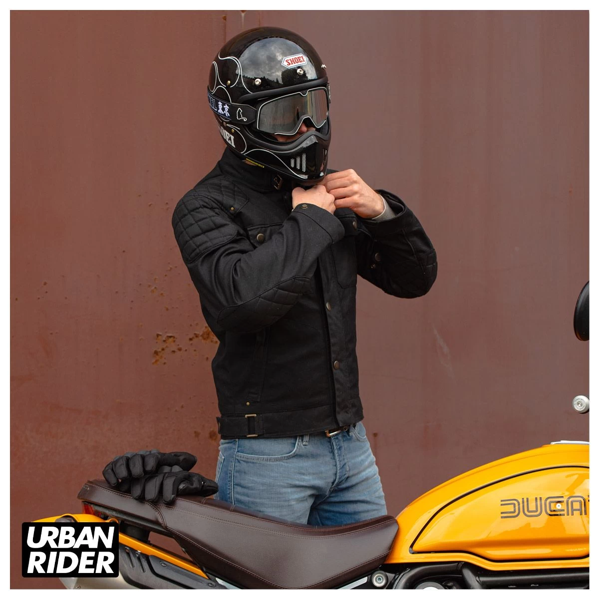 Richa Scrambler 2 Wax Jacket - Black 8 Richa Scrambler 2 Wax Jacket - Black - Image 8