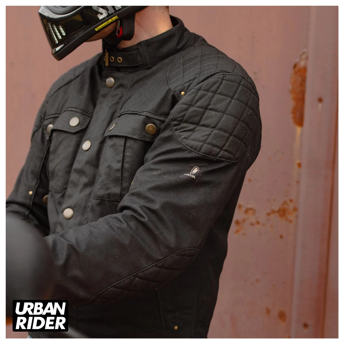 Richa Scrambler 2 Wax Jacket - Black 12 Richa Scrambler 2 Wax Jacket - Black - Image 12