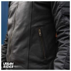 Merlin Ridge Leather Jacket - Black 15 Merlin Ridge Leather Jacket - Black -Ride Style Shop ridgeblk2