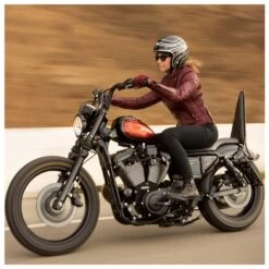 Roland Sands Design Riot Womens Leather Jacket - Oxblood -Ride Style Shop riot ox riding