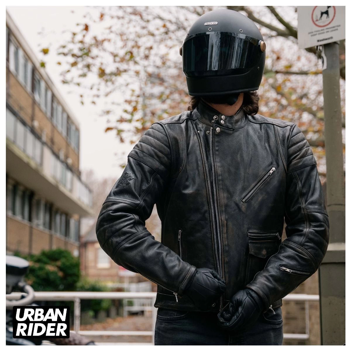 Age Of Glory Rocker Leather Jacket - Black 2 Age Of Glory Rocker Leather Jacket - Black - Image 2