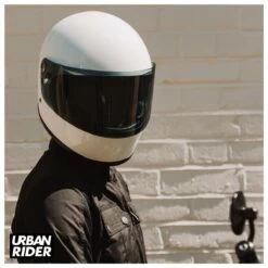 Roeg Chase Helmet - Vintage White -Ride Style Shop roeg chase helmet vintage white 3 1