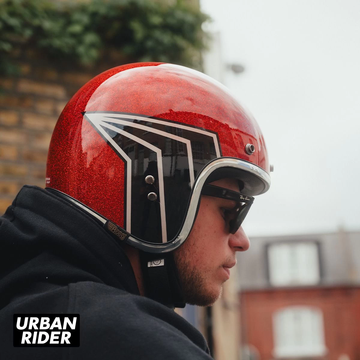 Roeg X 13 1/2 Skull Bucket Jettson 2.0 Helmet - Ruby Metal Flake Graphic 2 Roeg X 13 1/2 Skull Bucket Jettson 2.0 Helmet - Ruby Metal Flake Graphic - Image 2