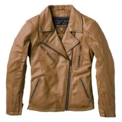 Roland Sands Design Atherton 74 Womens Leather Jacket - Kahlua -Ride Style Shop roland sands design atherton 74 womens leather jacket kahlua 3 1