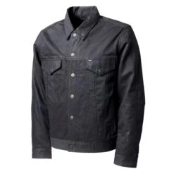 Roland Sands Design Dawson Trucker Jacket - Waxed Black